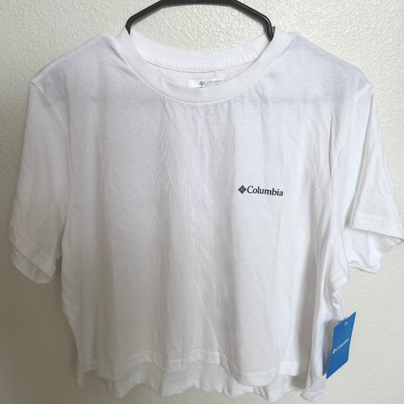 (NWT) Columbia Crop Tee - Picture 1 of 2